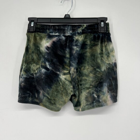 Freshman Kids' Plush Stretch Velvet Tie Dye Shorts In Sea Moss Size M (8/10) NWT - Picture 4 of 8